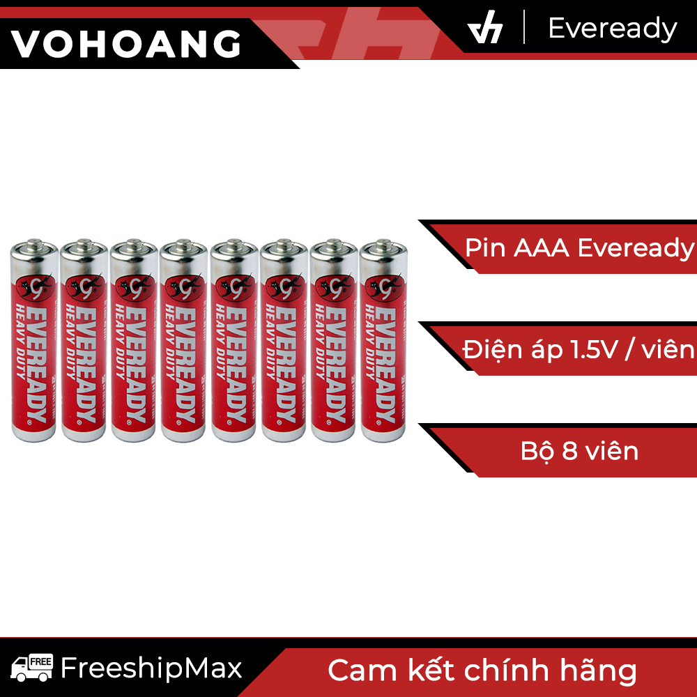 8 pin AAA Eveready Heavy Duty