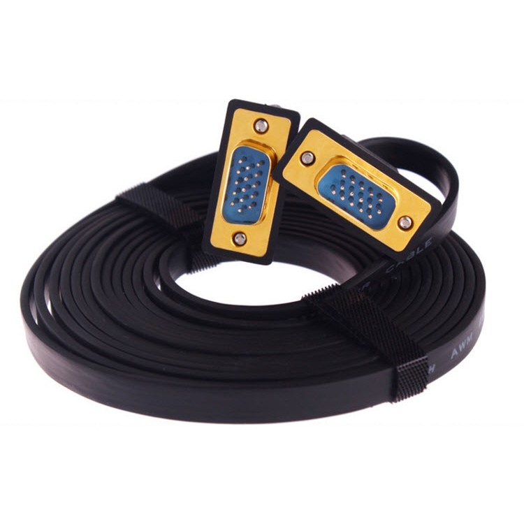 CÁP VGA 10M MỎNG DẸT DTECH DT-69F10