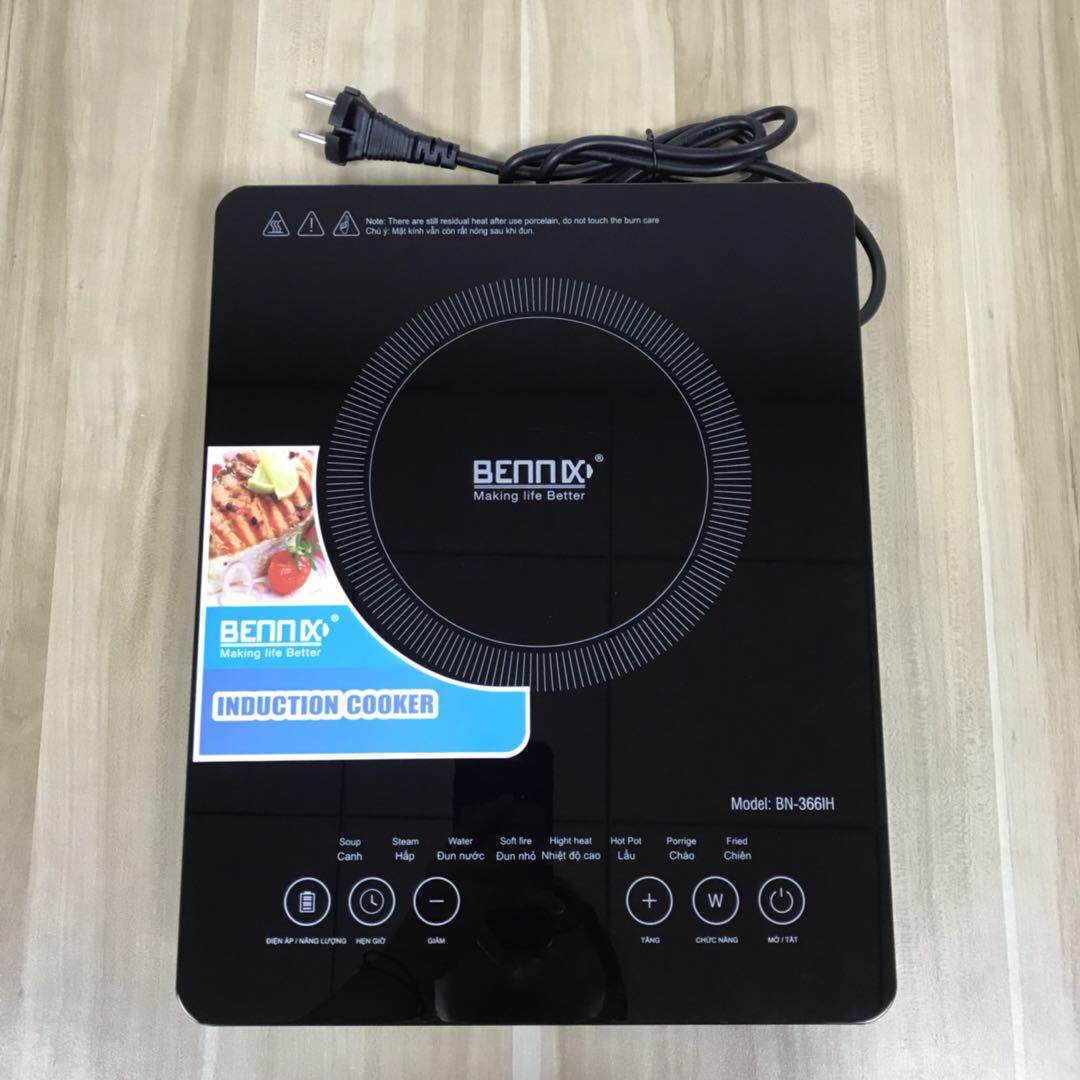 Bếp Điện Từ Đơn Bennix BN-666IH ( Tặng Kèm Nồi Lẩu), Bảo Hành 12 Tháng