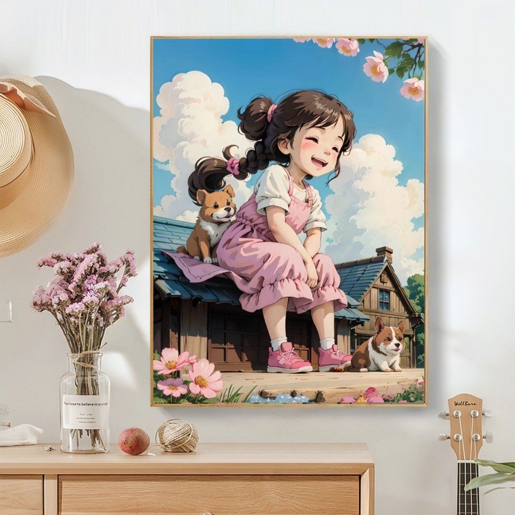 tranh đính đá mini