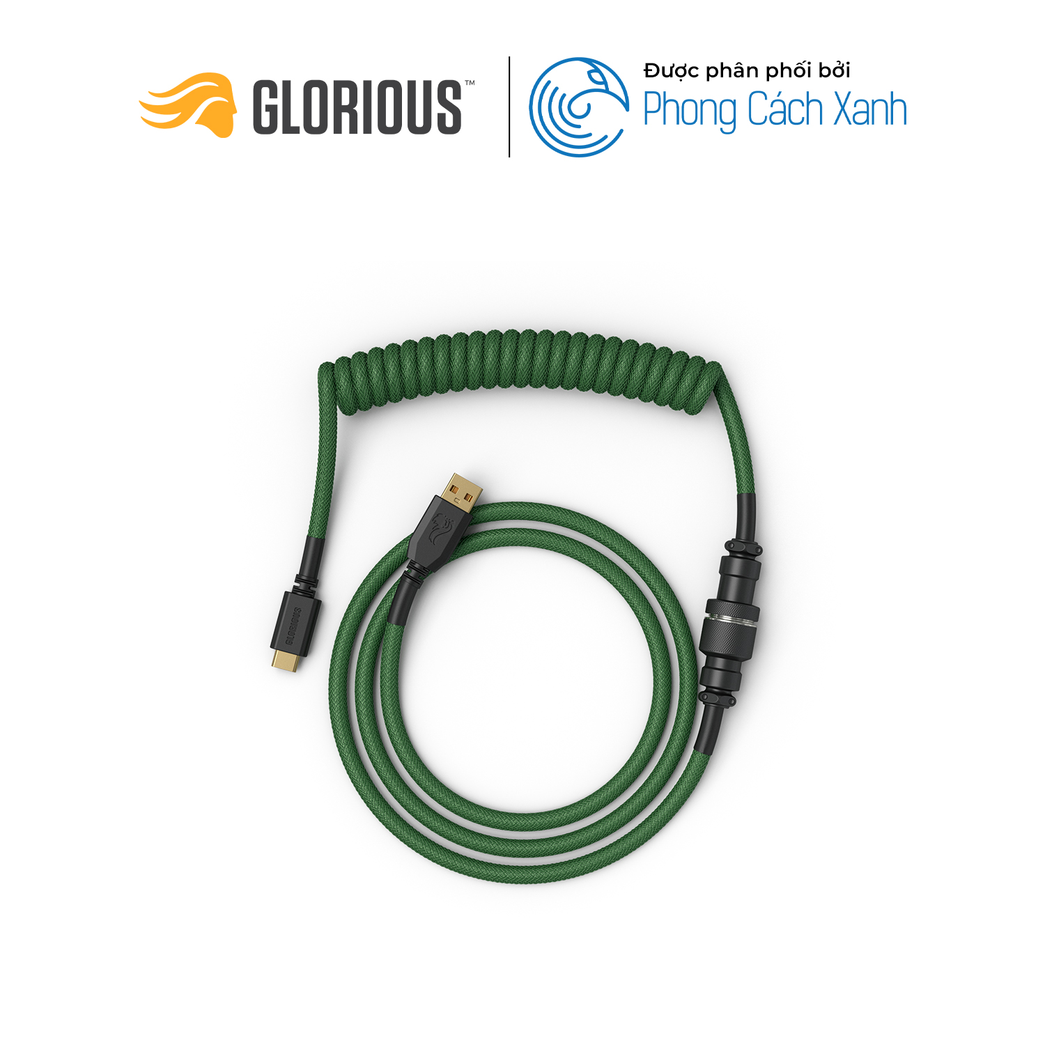 Cáp bàn phím cơ USB-C Artisan Glorious Coiled Cable - Hàng chính hãng