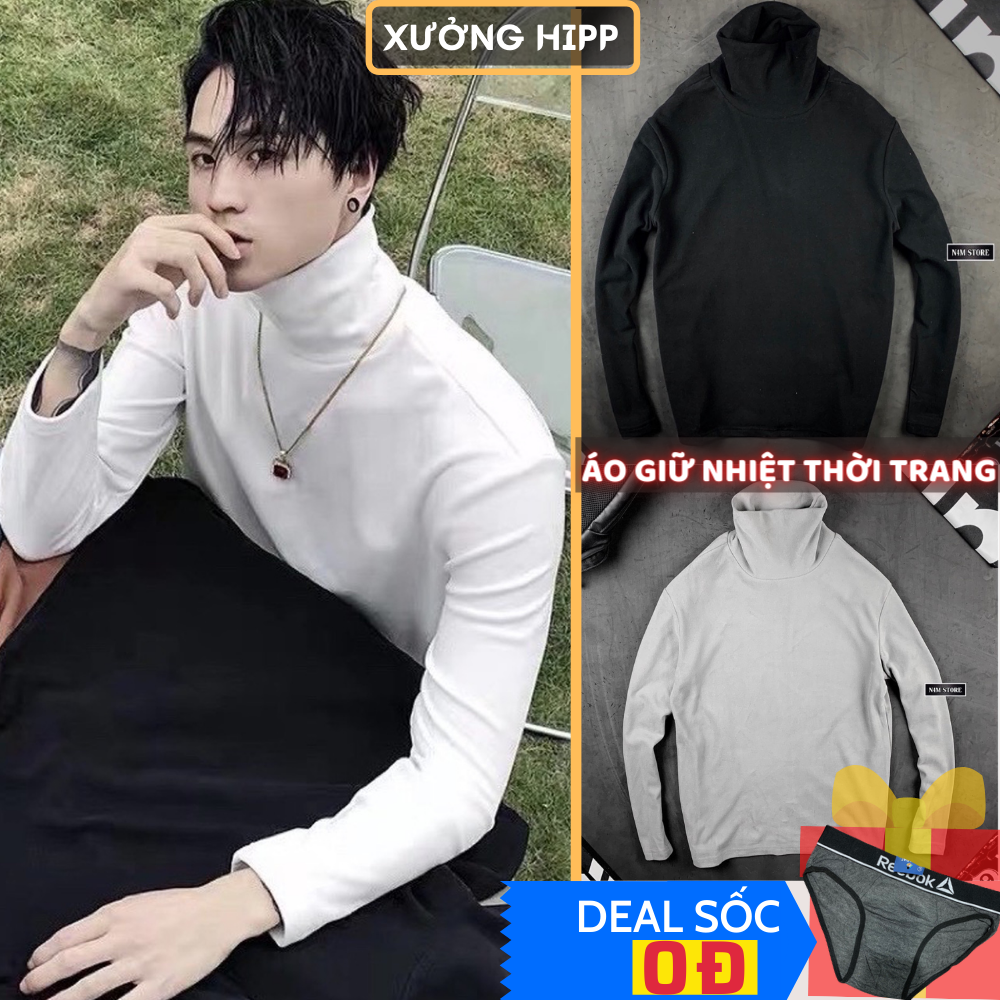 Áo Giữ Nhiệt Nam Cổ Lọ Thời Trang Cao Cấp