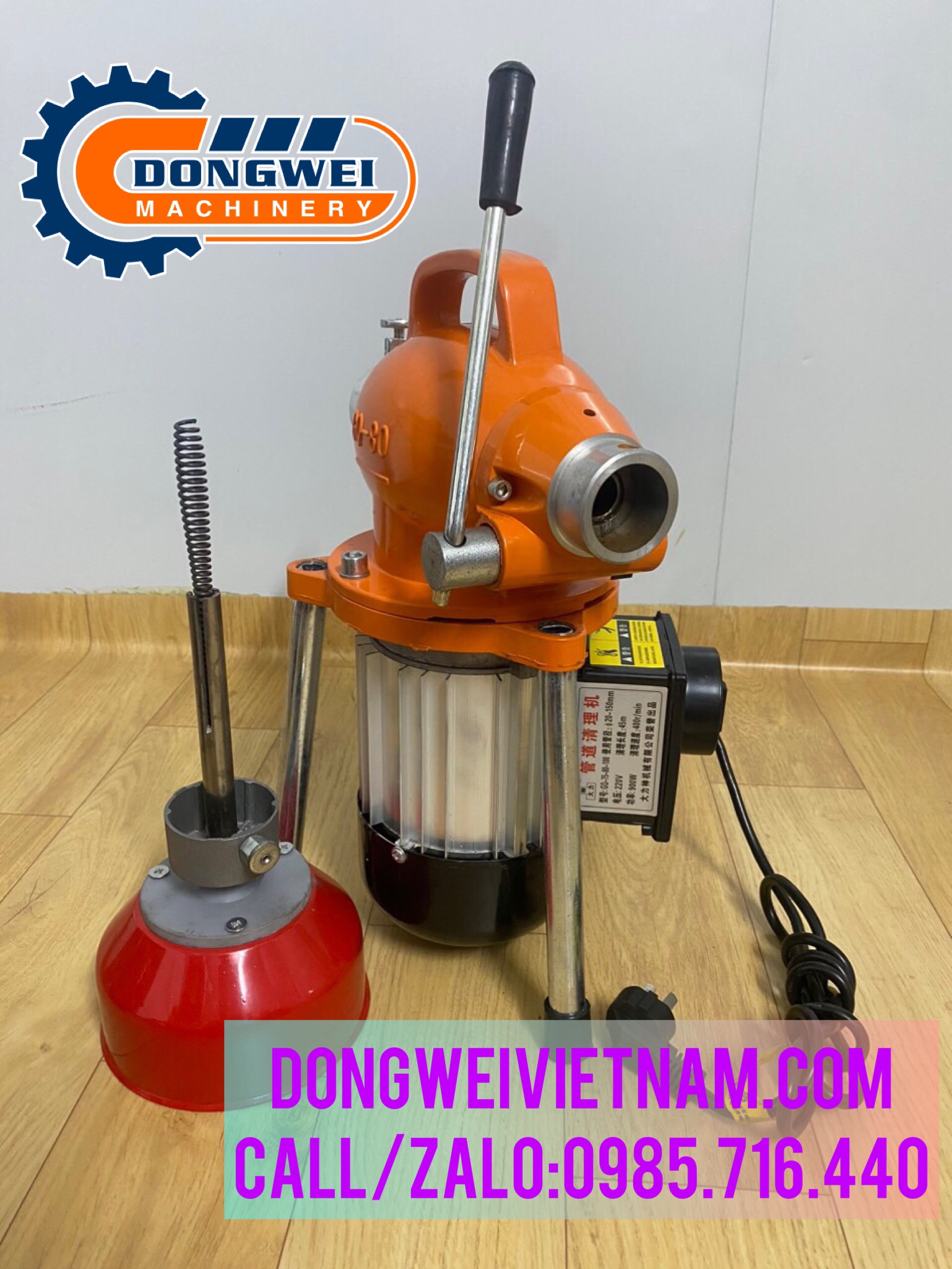 Máy Thông Tắc Lò XO GQ80-900w