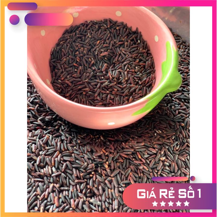 Gạo lứt đen Sóc Trăng dẻo thơm loại 1 (1kg)