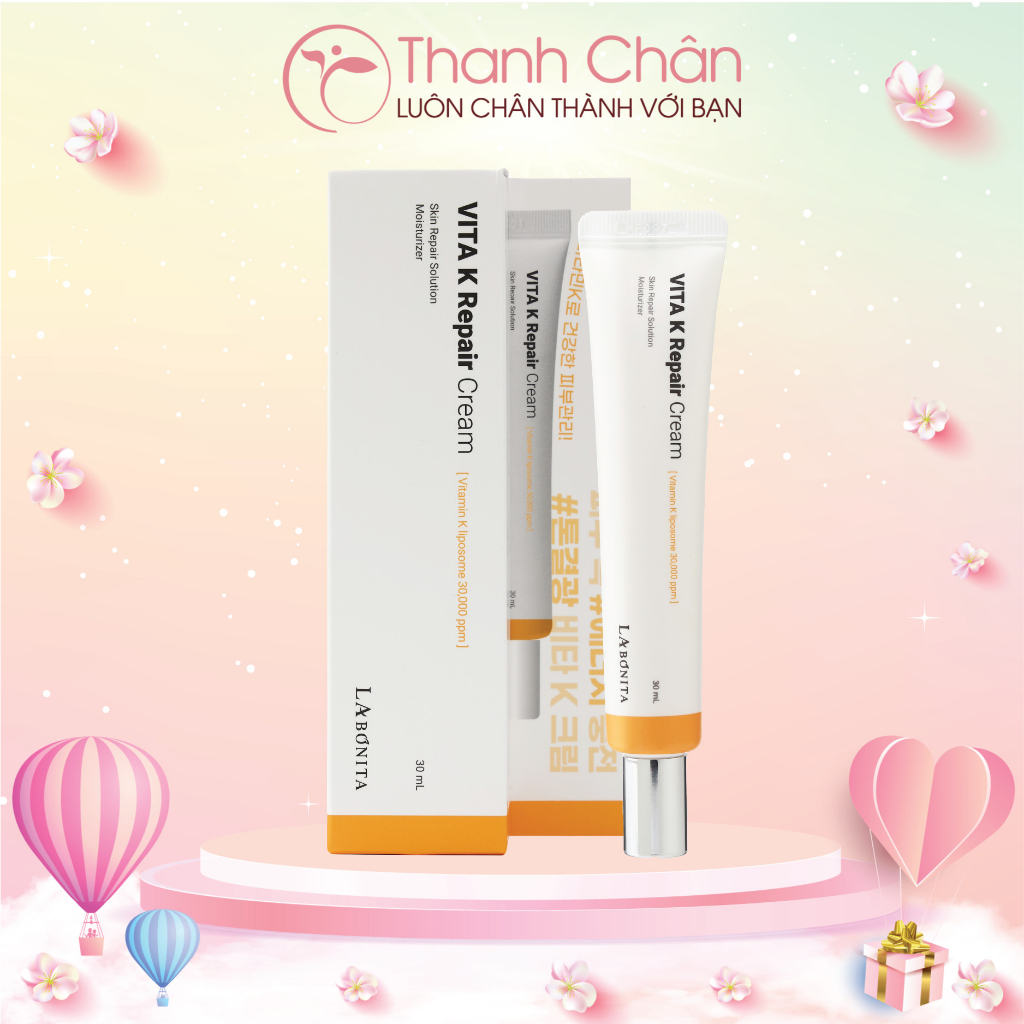 Kem dưỡng phục hồi da la bonita vita k repair cream 30ml