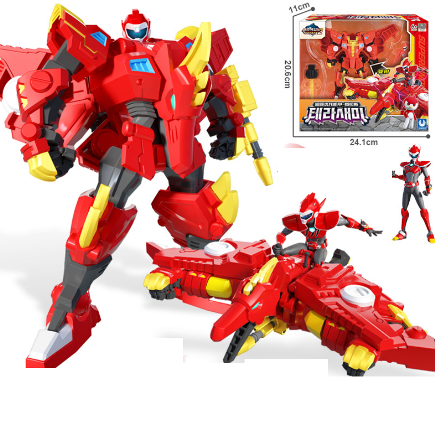 Đồ chơi mô hình miniforce Biệt đội siêu nhân nhí Khủng long Preta và Siêu nhân Sammy