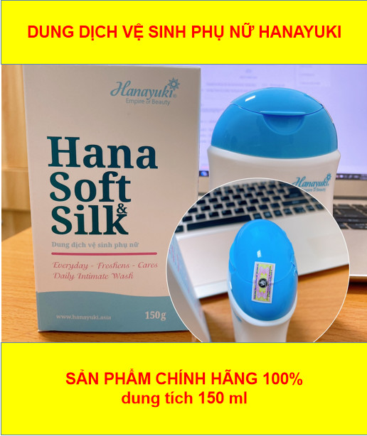 Dung Dịch Vệ Sinh Phụ Nữ Hana Soft Silk Hanayuki 150ml