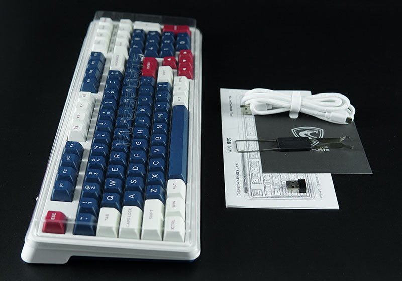 Bàn phím cơ FL-Esports CMK98 Metal Heart / Quiet Grey – 3 Mode