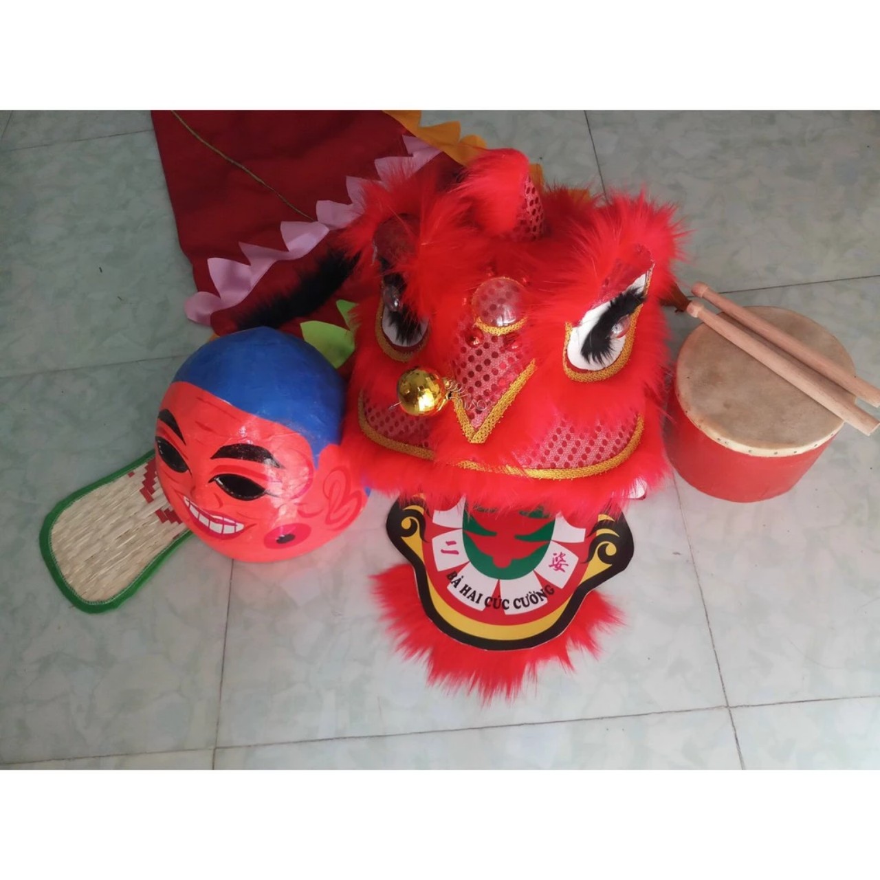 Combo Lân-Địa--Trống cho bé từ 3-7 tuổi