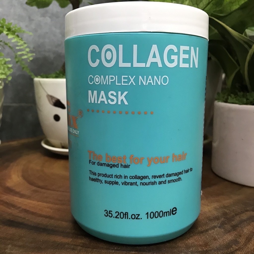 [HCM]Hấp dầu siêu mềm mượt Lusix Collagen Complex Mask 500ml
