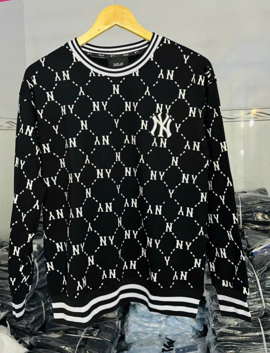 Áo nỉ tay dài Sweatshirt MLB Mega nam nữ cao cấp