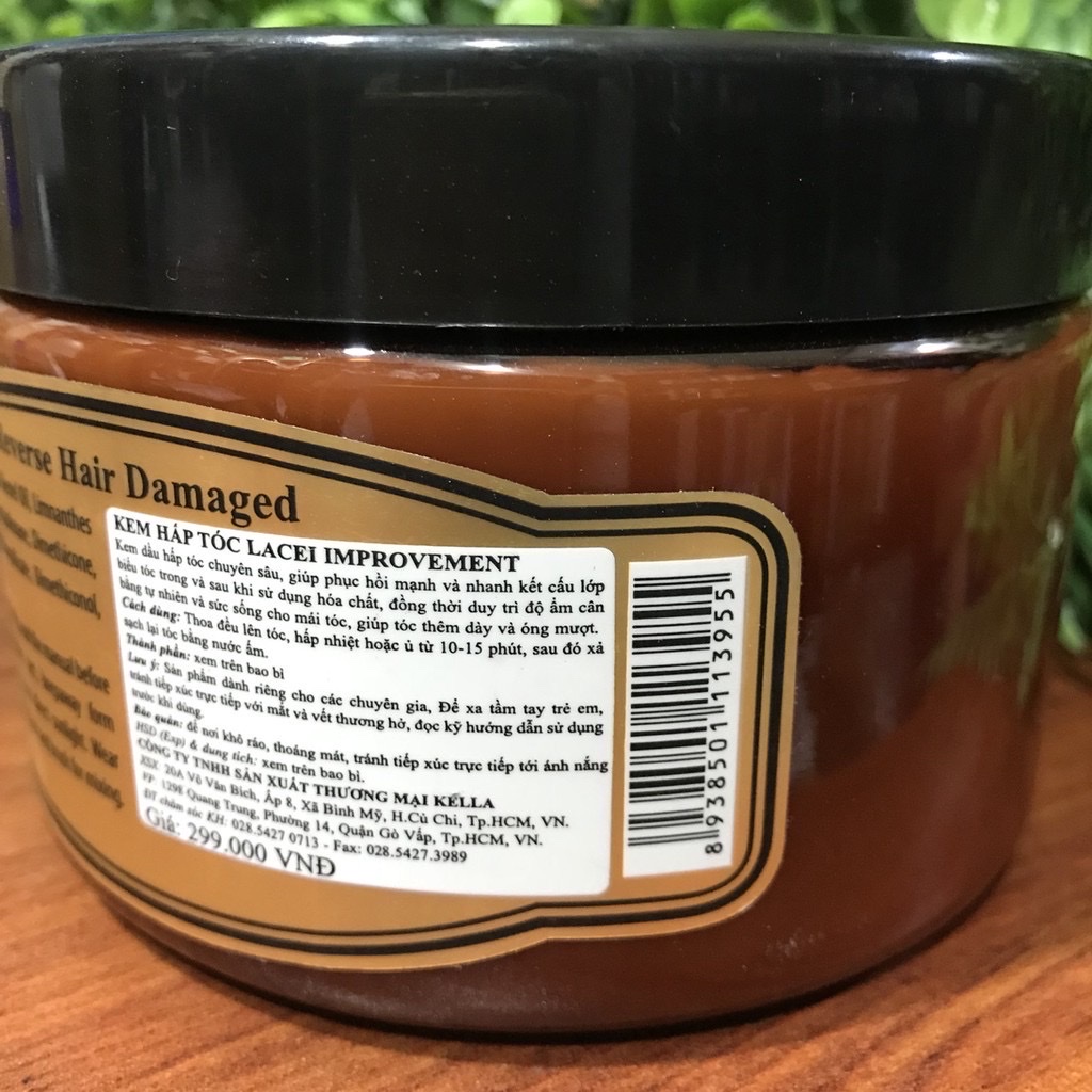 [Hcm]Lacei Improvement Reverse Hair Damaged Hair Steaming Cream 500ml