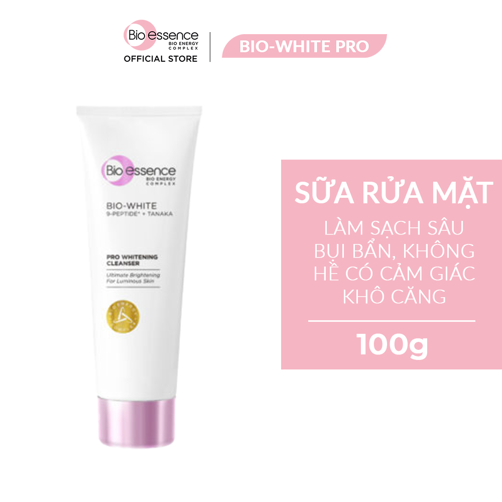 [Tháng ưu đãi - Tặng tẩy trang 100ml] Sữa Rửa Mặt Dưỡng Trắng Sáng Da Bio-White Pro 100g