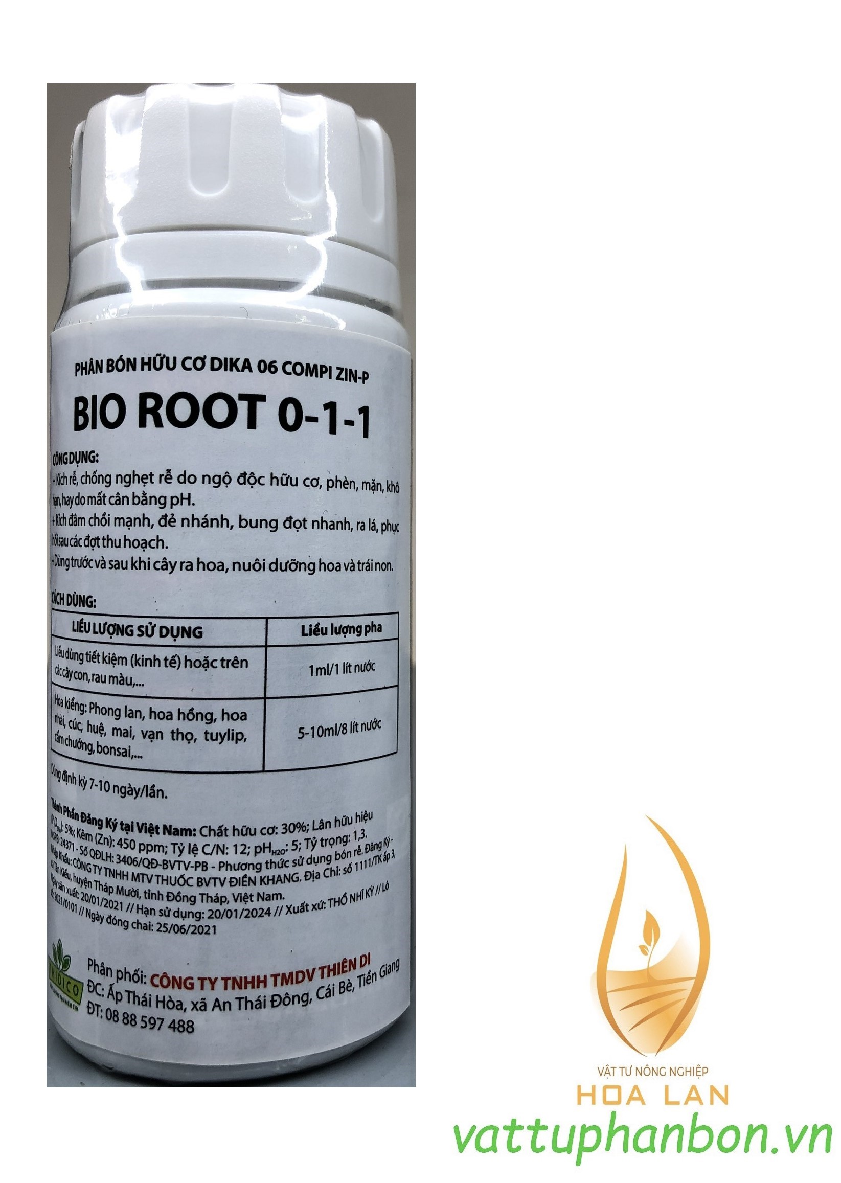 Phân Bón Siêu ra rễ Bio Root- Thổ nhĩ Kỳ - #121A# 100ml