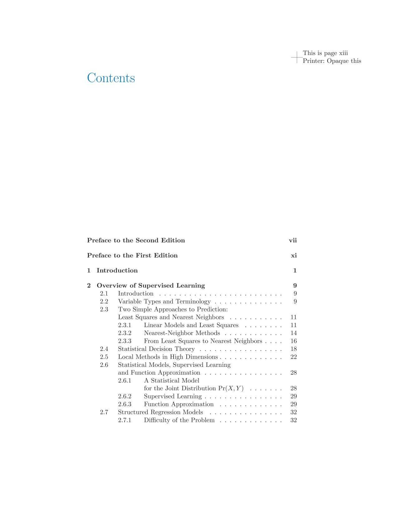 sách The elements of statistical learning