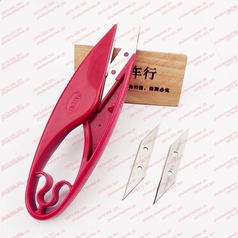 Kéo bấm chỉ Pin - có lưỡi dao thay thế
