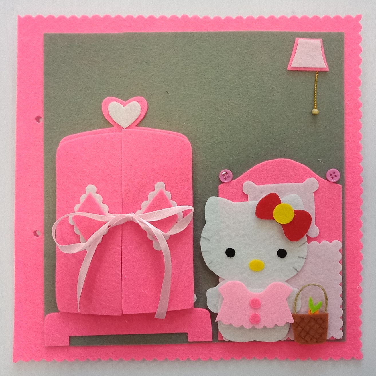 Sách vải Hello Kitty đi Picnic (Hình Thật 100%)
