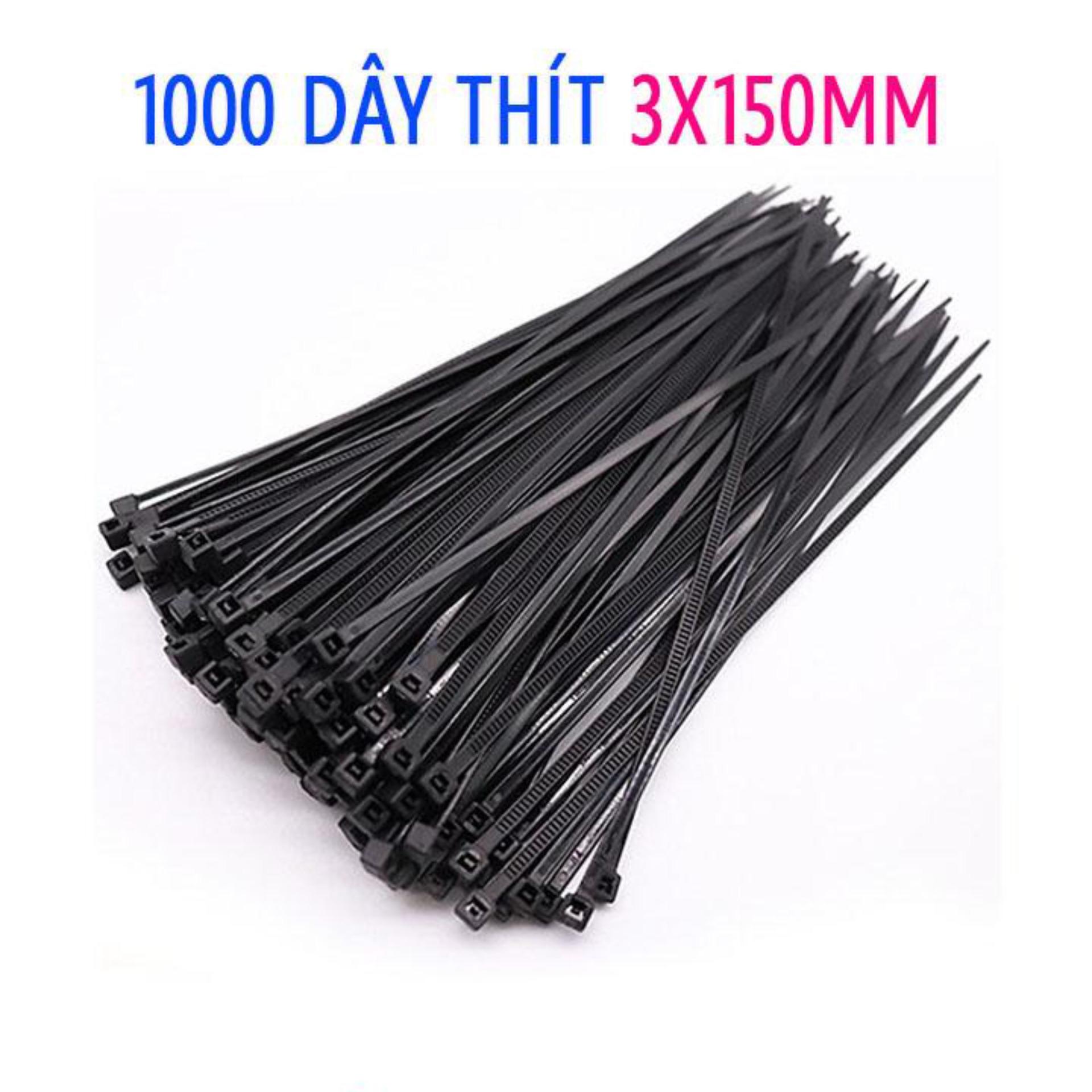 Dây thít nhựa 3x150mm-Túi 1000 dây