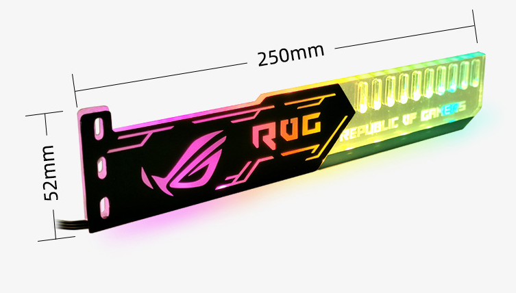 Giá Đỡ VGA Coolmoon Led RGB Độ Dài 25cm