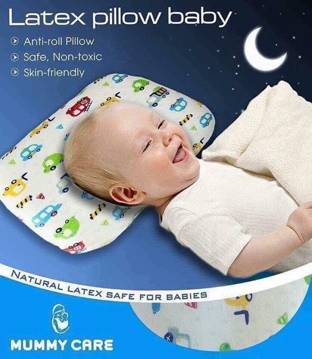 [Shopsi] Gối cao su non size lớn (Chống móp đầu cho em bé)