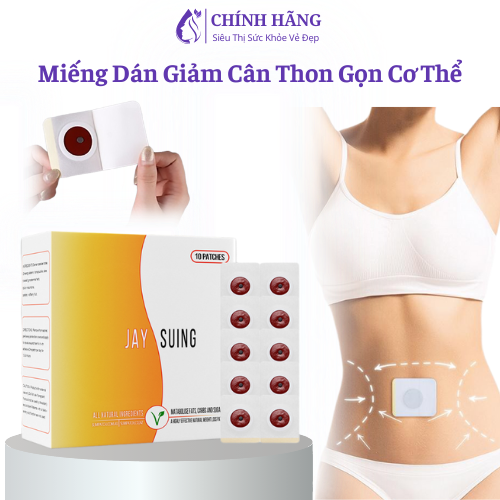 Miếng dán giảm cân, giảm mỡ bụng hiệu quả, lấy lại vòng 2 thon gọn quyến rũ, an toàn tiện lợi, sử dụng ngay cả khi đang nằm