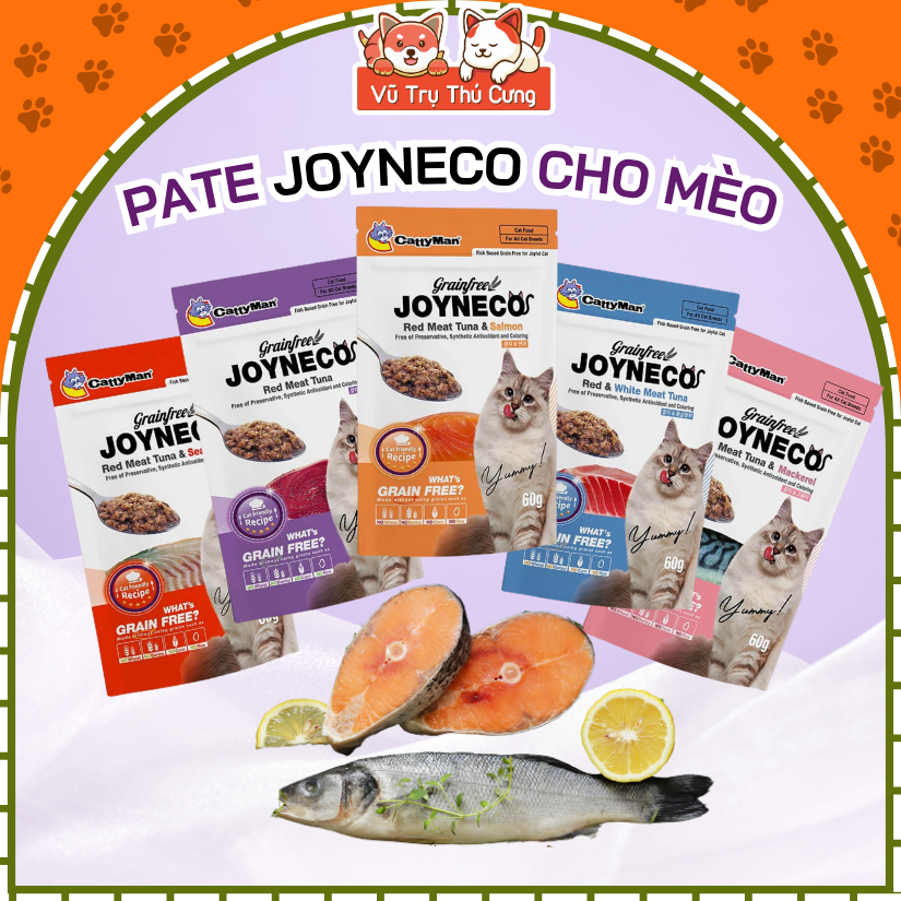 Pate Catty Man Joyneco cho Mèo gói 60g