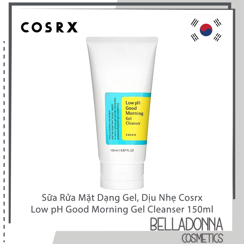 Sữa Rửa Mặt Dạng Gel, Dịu Nhẹ Cosrx Low pH Good Morning Gel Cleanser 150ml
