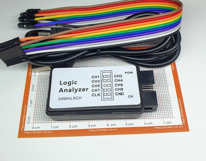Logic analyzer 8ch-24mhz