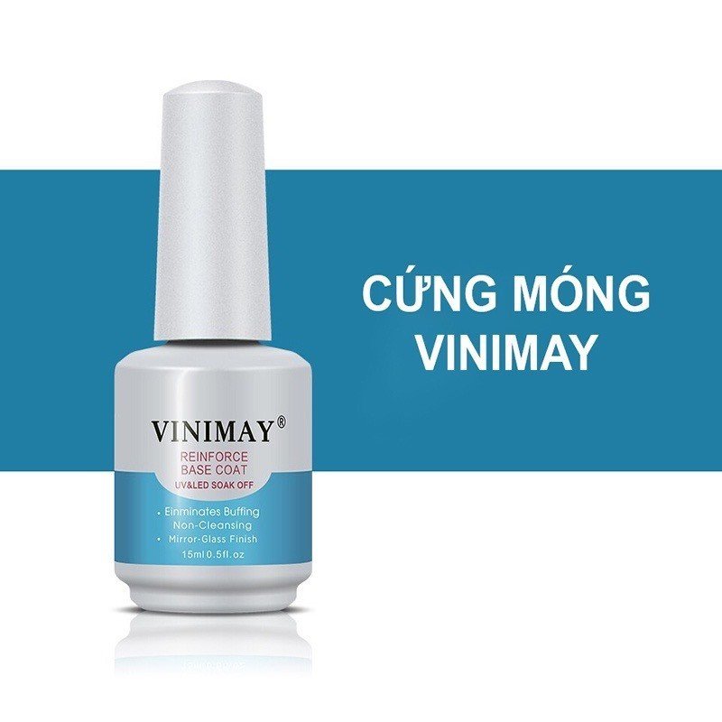 Sơn gel Vinimay Base Top coat Cứng móng , top kim cương