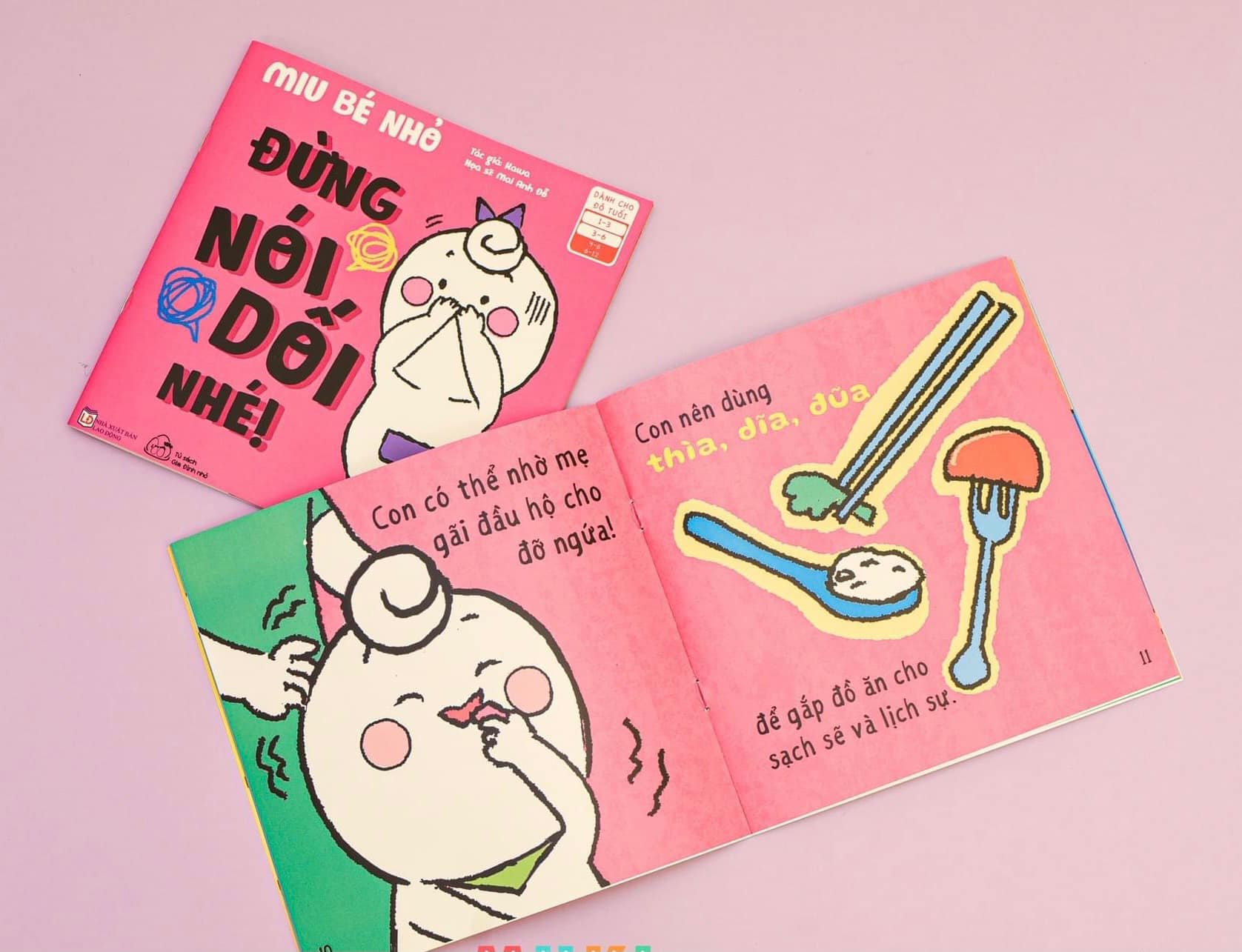 Sách Ehon Miu Miu Bé Nhỏ Phần 2