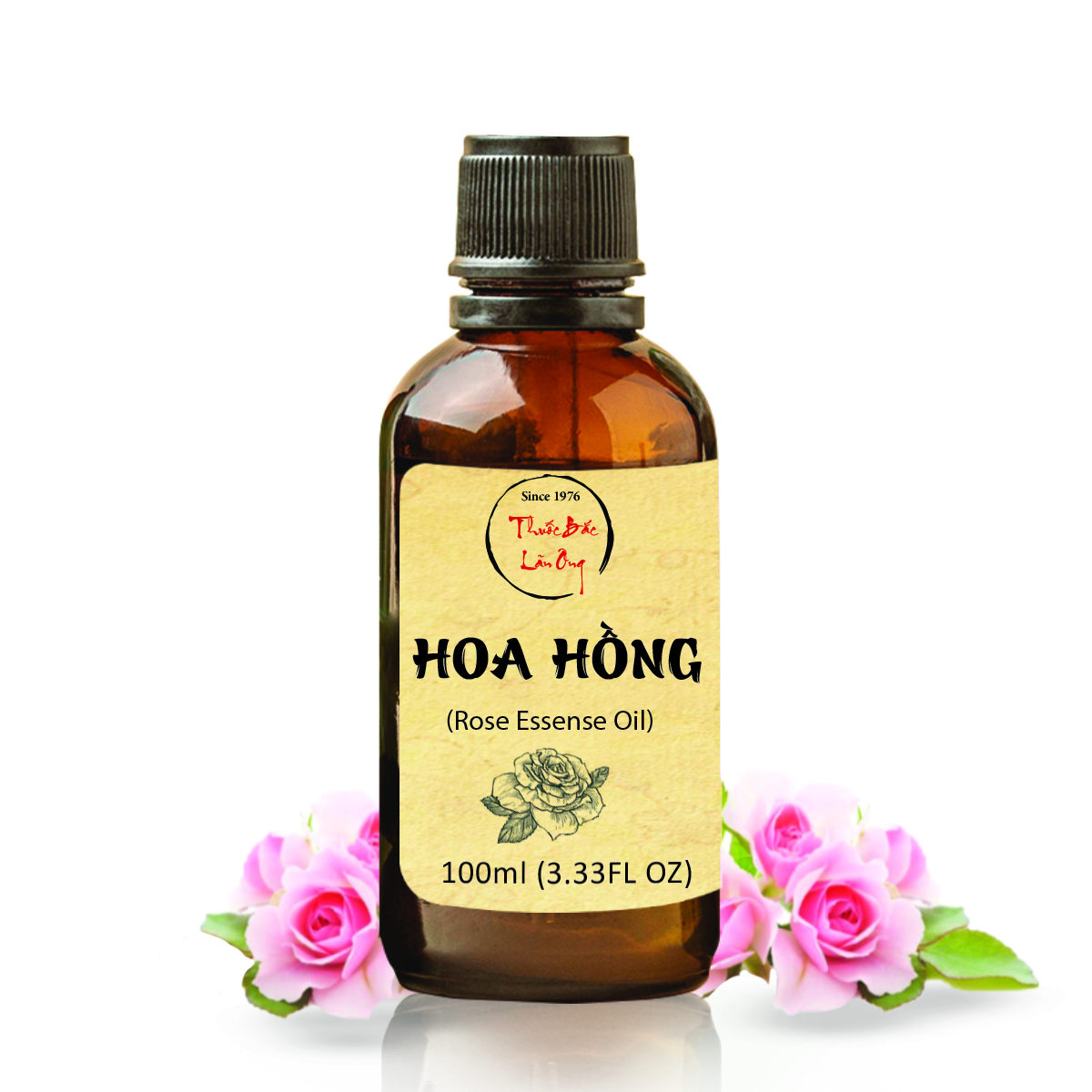 Tinh dầu Hoa Hồng 100ml, cao cấp nhập khẩu, hương nước hoa thiên nhiên, thơm phòng