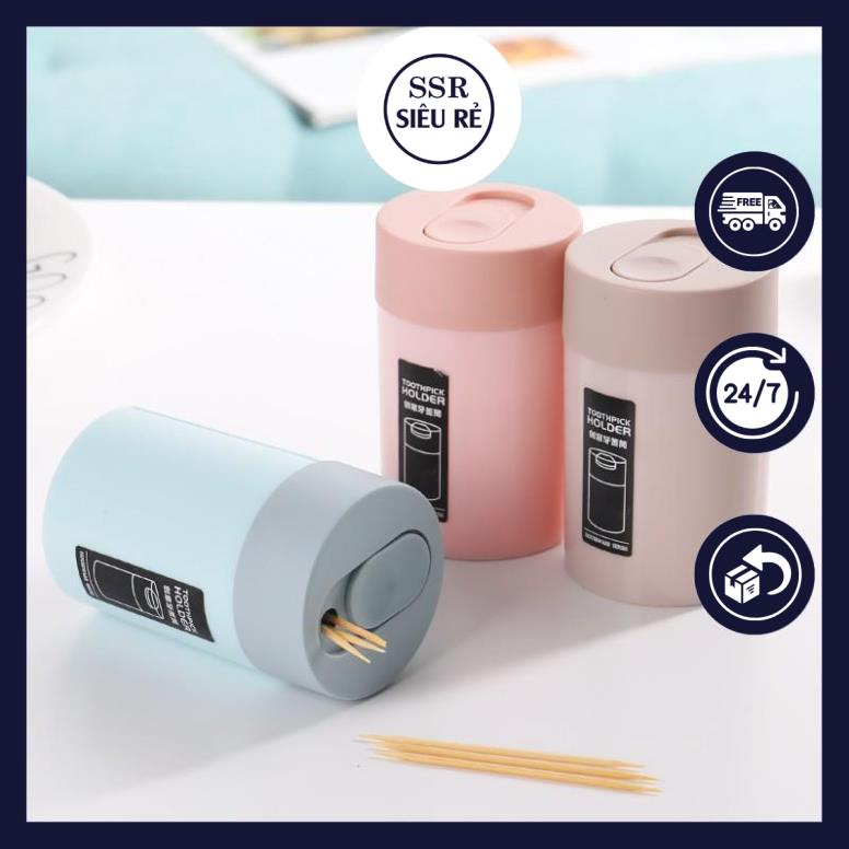 Hộp nhựa đựng tăm holder mẫu mới