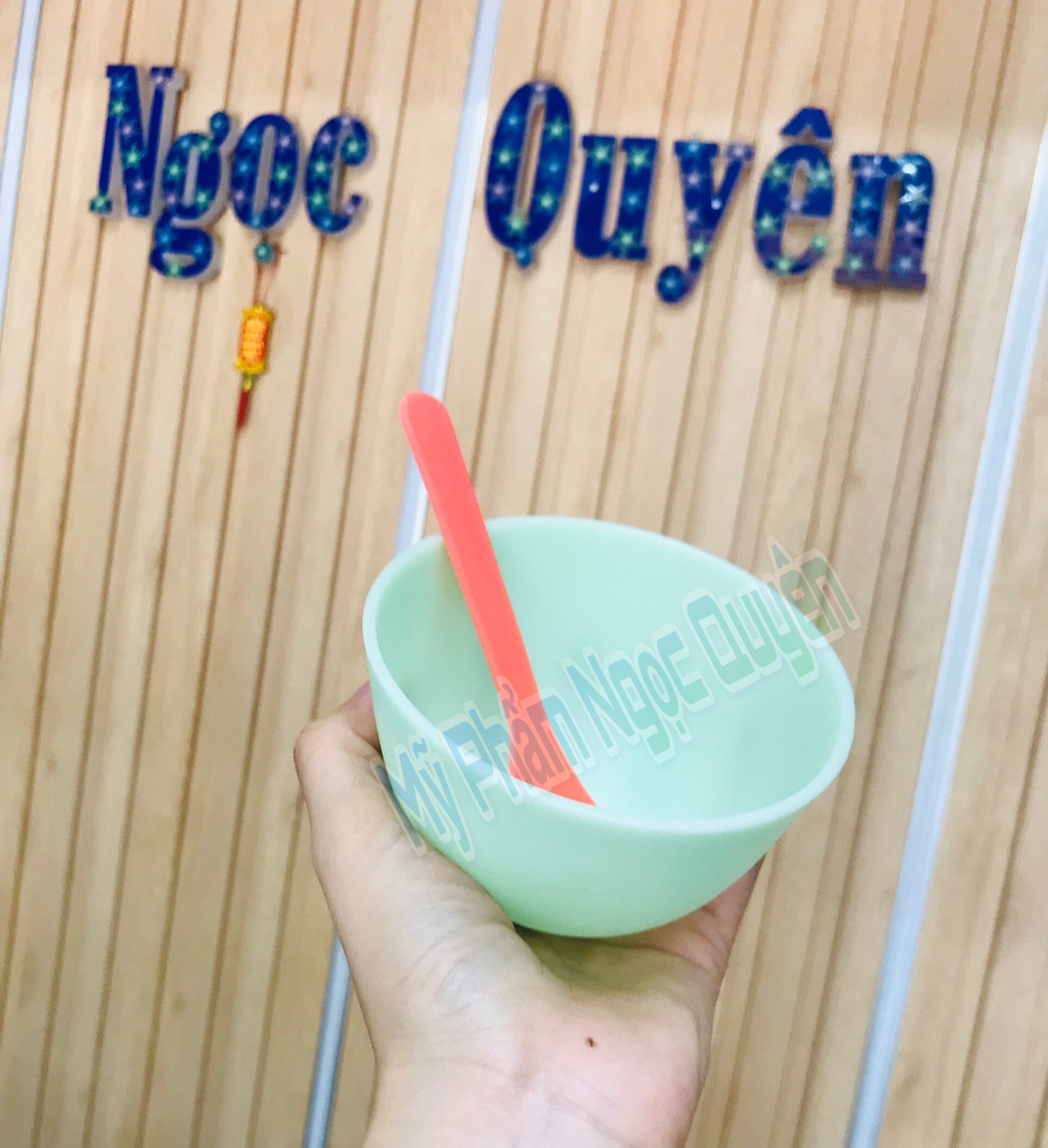 Chén dẻo silicon quậy bột mặt nạ, chén trộn mặt nạ