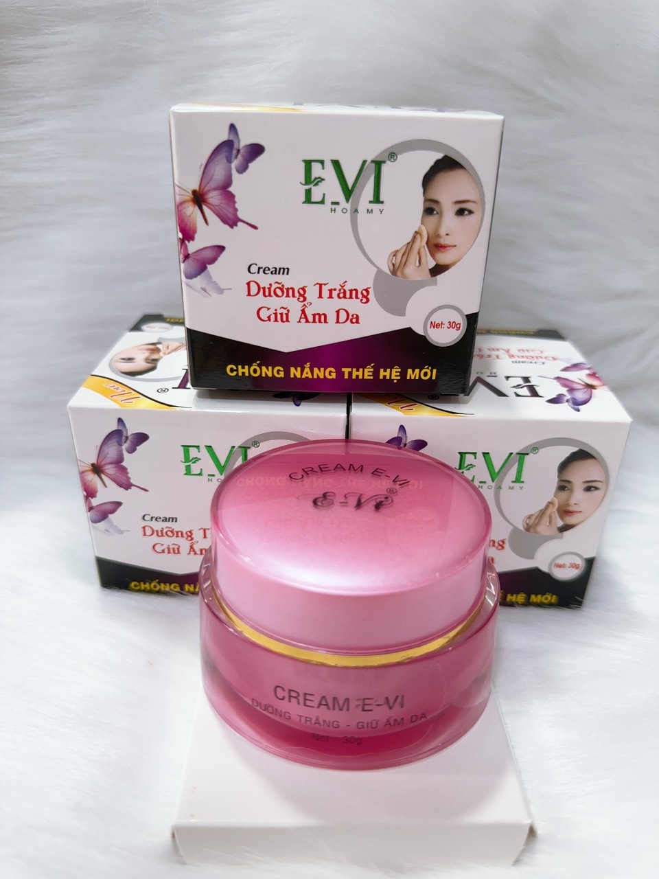 Kem evi trắng da giữ ẩm 30g