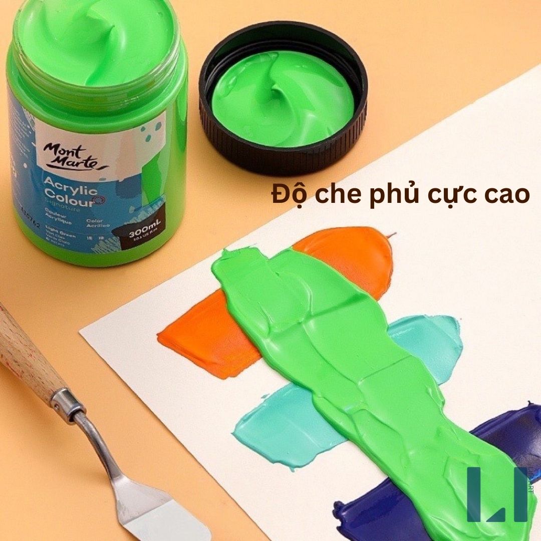 Màu Acrylic 100ml Mont Marte vẽ tranh số hóa, canvas