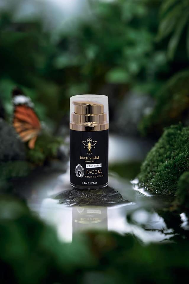 Kem Đêm Bách Y Sâm TRẮNG SÁNG DA MỜ NÁM 50ml (Kem Dưỡng Đêm Bạch Linh)