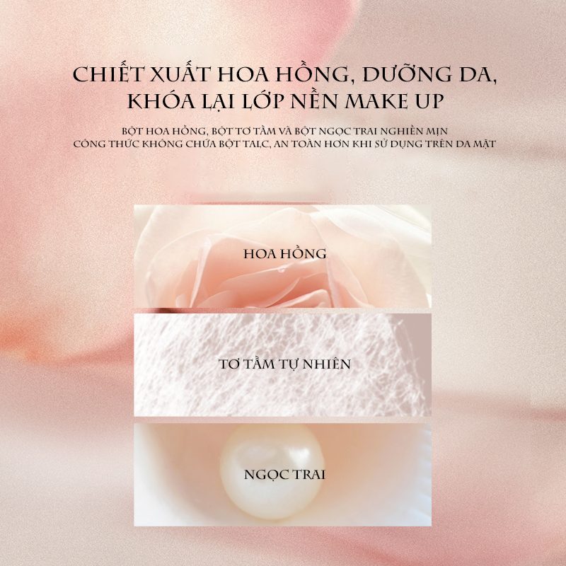 MEIKING Phấn phủ hoa hồng dưỡng da làm đẹp7g