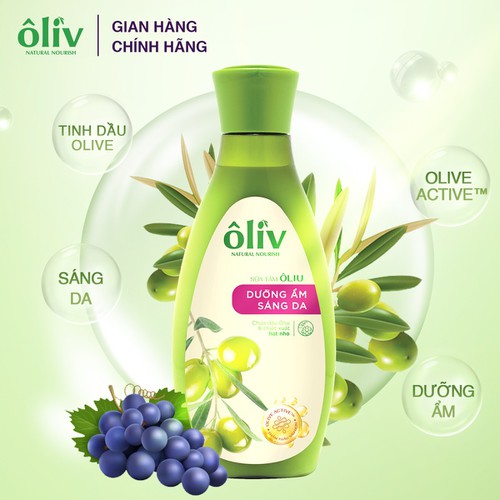 (HÀNG CHÍNH HÃNG) Sữa tắm Ôliv Dưỡng Ẩm Sáng Da 250ml