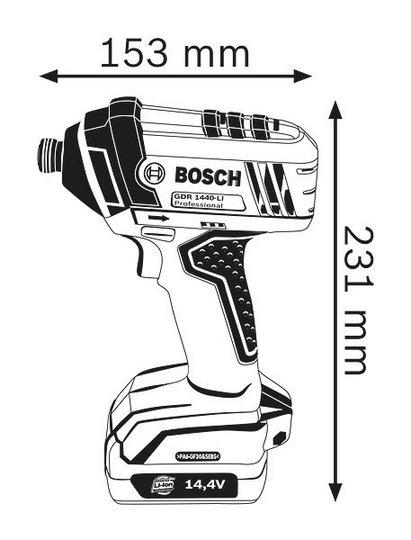 Máy bắt vít ốc dùng pin Bosch GDR 1440-LI + Quà tặng áo mưa