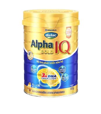 Sữa bột Dielac Alpha Gold IQ 4 900g (cho trẻ từ 2- 6 tuổi) date 2024