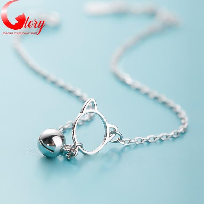 Italian silver bracelets 925 rattles cheap cute cute cat pictures DC260277-2