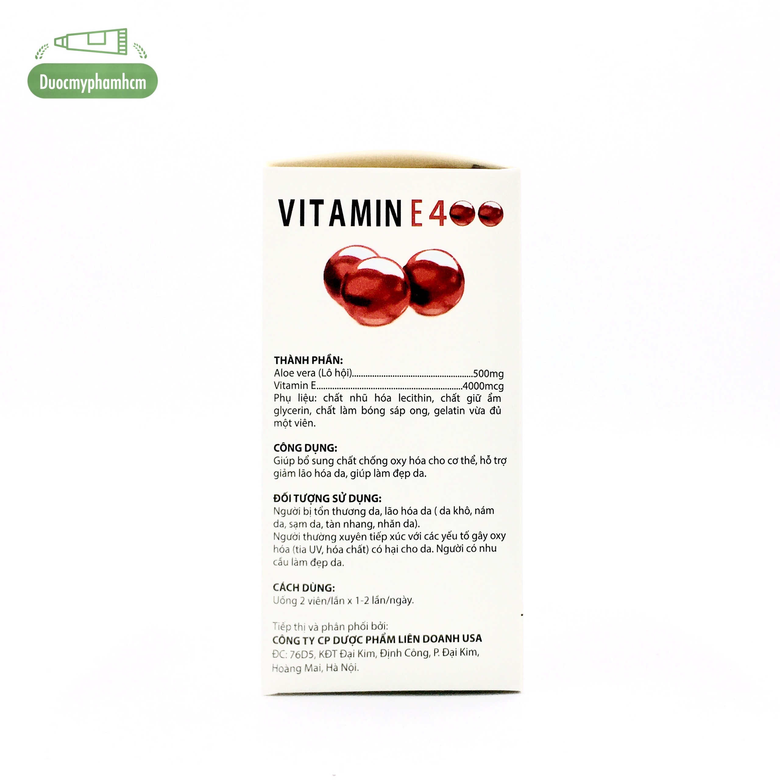 [HCM]VITAMIN E400 NGĂN NGỪA LÃO HÓA
