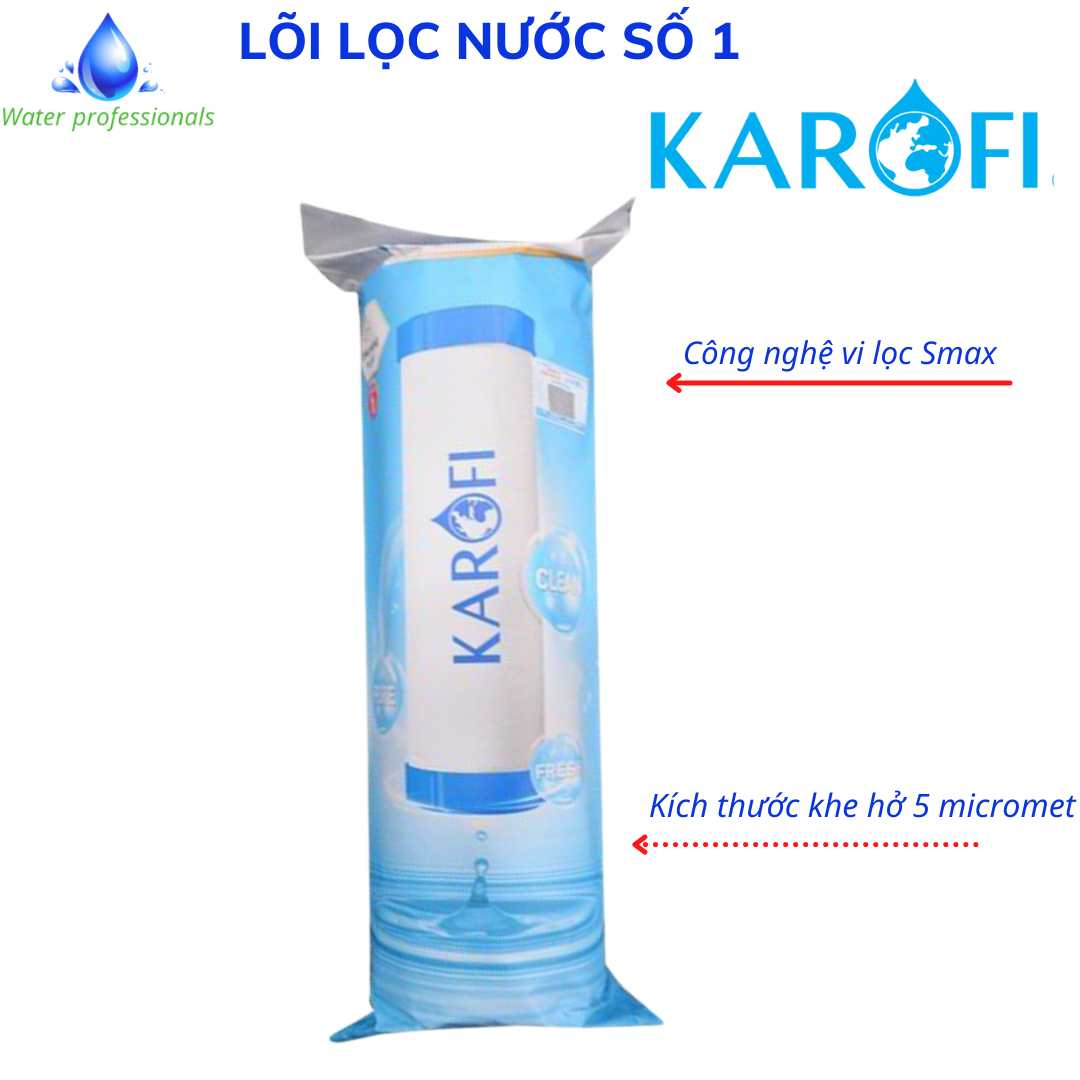Lõi lọc nước số 1 karofi , lõi lọc nước karofi , lõi lọc nước số 1