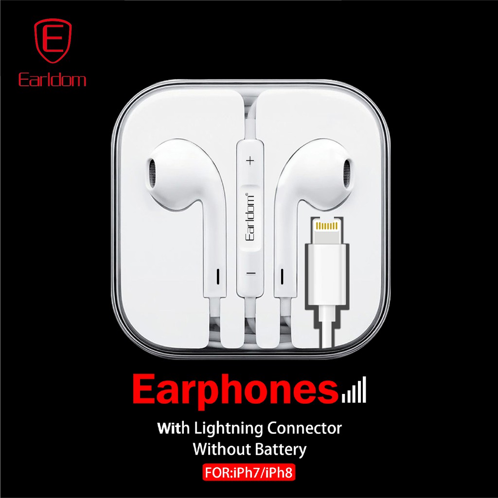 Tai nghe Bluetooth chân Lightning Earldom E21 chính hãng