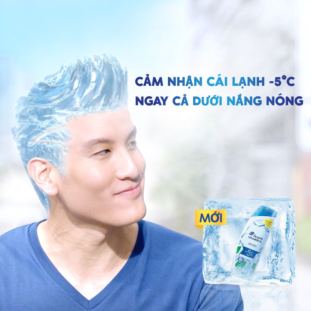 Dầu Gội Head & Shoulders Băng Lạnh Sạch Gàu Sub Zero Sensation Hasaki Sản Phẩm Chính Hãng