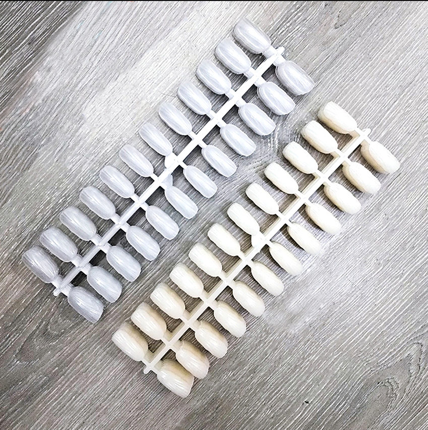 Móng vỉ phom tròn học nail (240 móng)