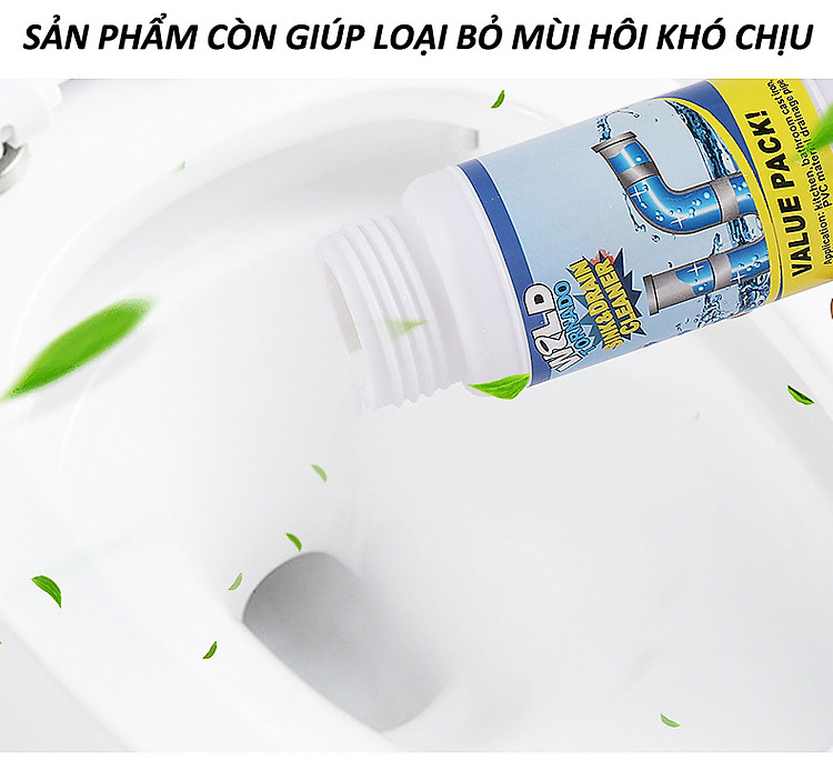 Bột Thông Tắc Cống Wild Tornado 110g DẠng Chai