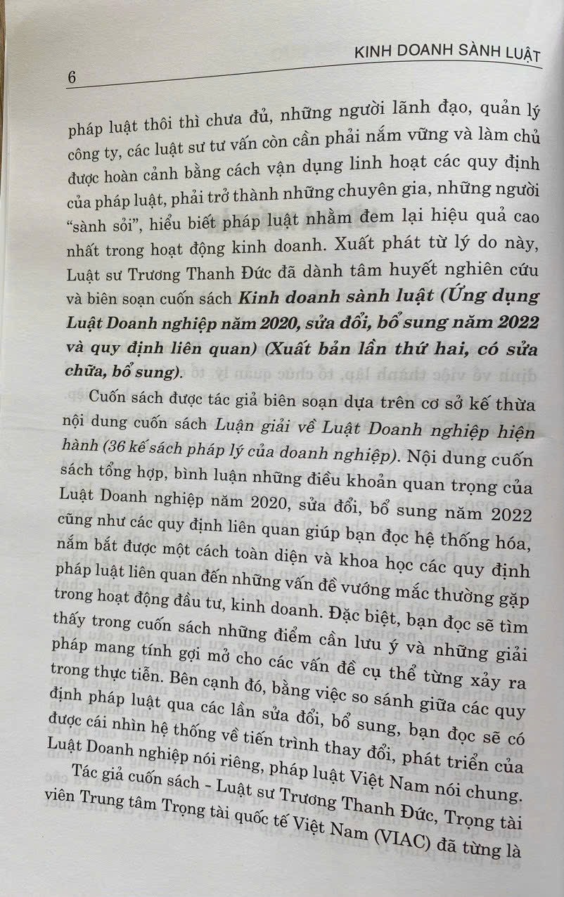 Kinh doanh sành luật