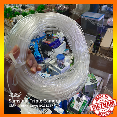 Dây ống sử dụng cho máy sủi oxy/Co2 hồ cá cảnh, thủy sinh (đơn vị tính: mét dài)