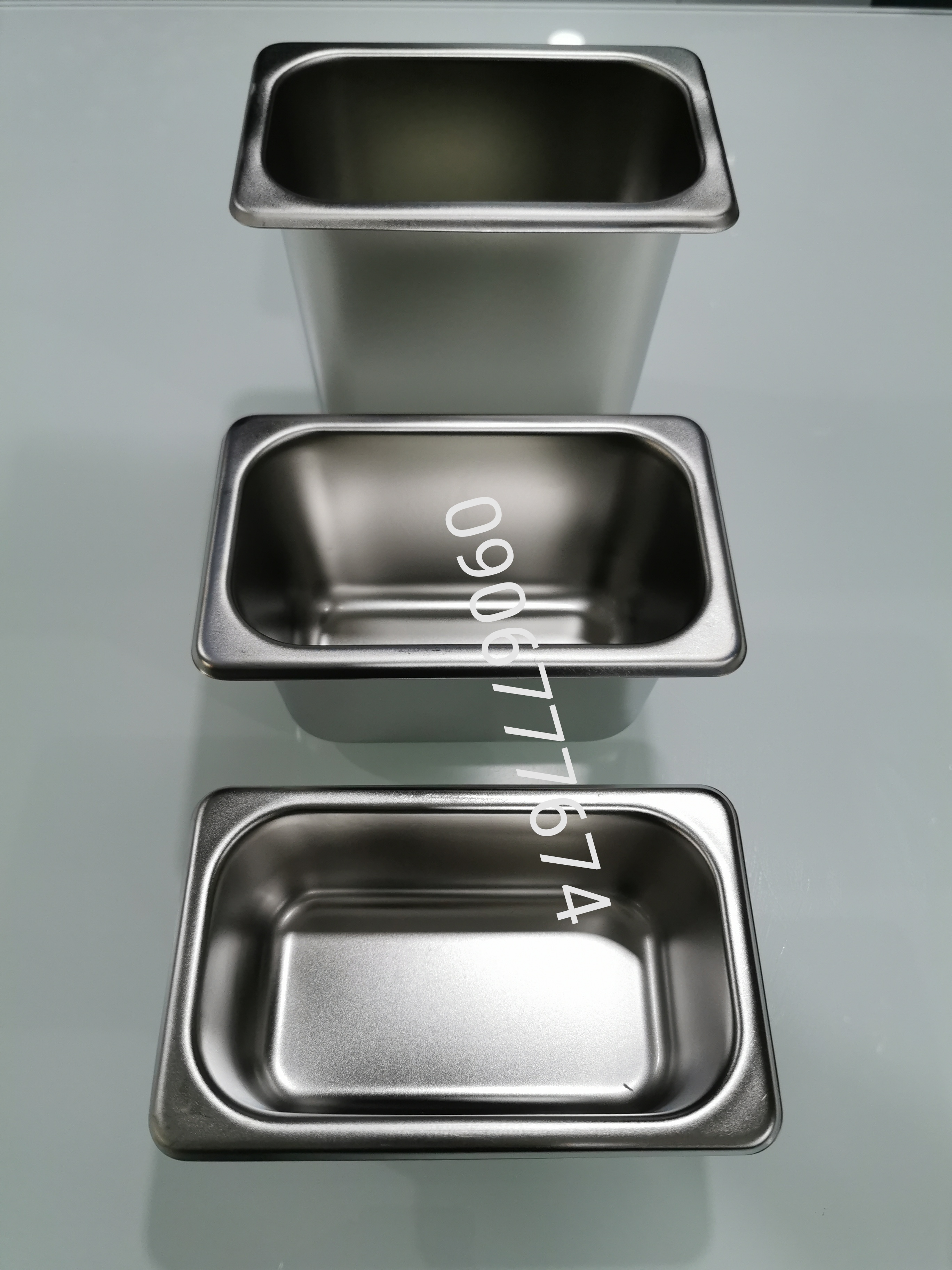 khay inox GN 1/9 đựng topping